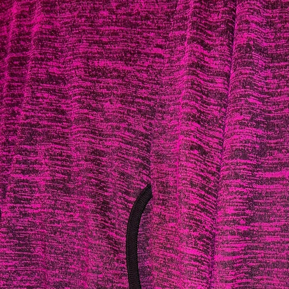 LADIES “RBX ACTIVE” PINK AND BLACK HOODIE WITH FRONT POCKETS, LADIES MEDIUM - Picture 3 of 5